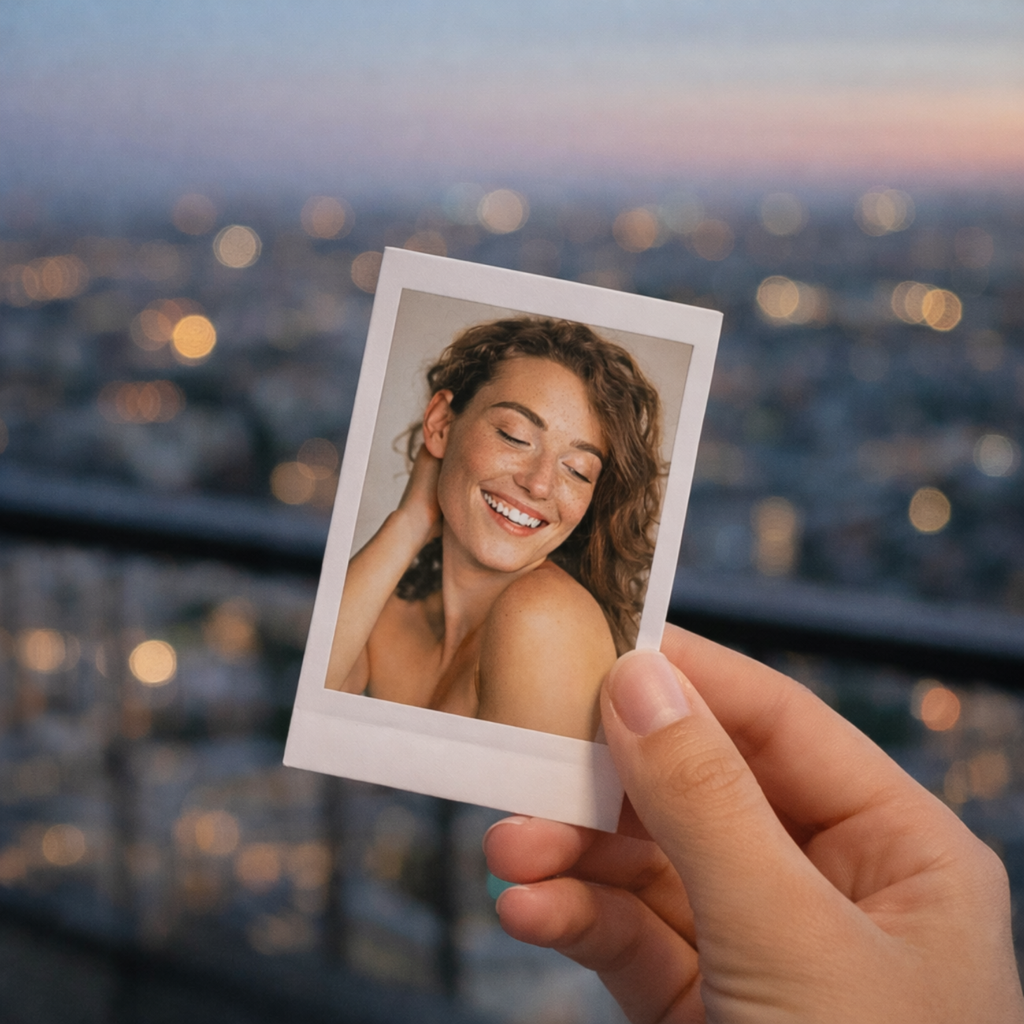 Wallet Photo Prints, 54 x 85 mm, Vintage Instant-Style - 10 Prints (Royal Matte RC)