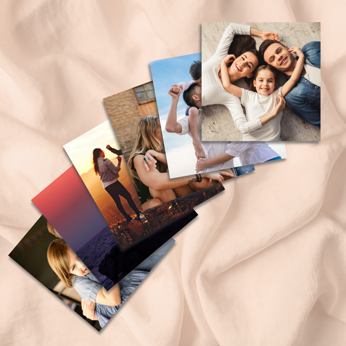 Square Photo Prints, 3 x 3 in, Borderless - 12 Prints (Prime Glossy RC)