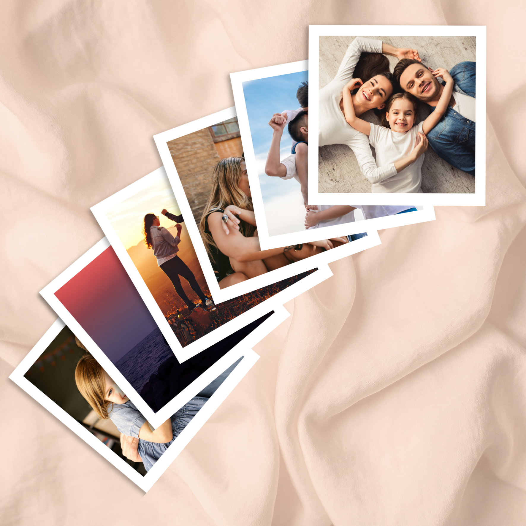 Square Photo Prints, 3 x 3 in, White-Bordered - 24 Prints (Royal Matte RC)