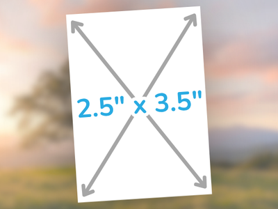 2.5 x 3.5 in