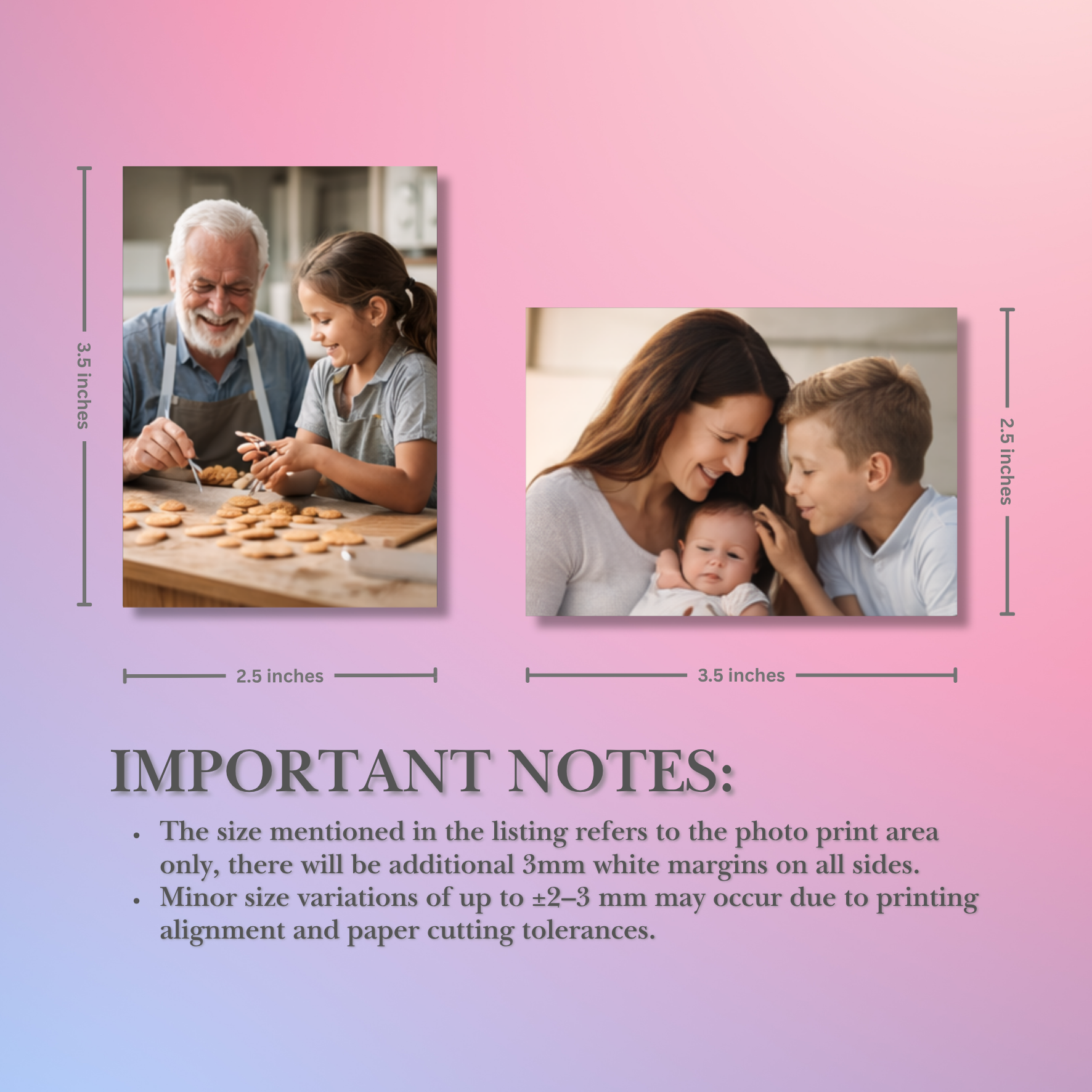 Wallet Photo Prints, 2.5 x 3.5 in, Borderless - 9 Prints (Classic Glossy)