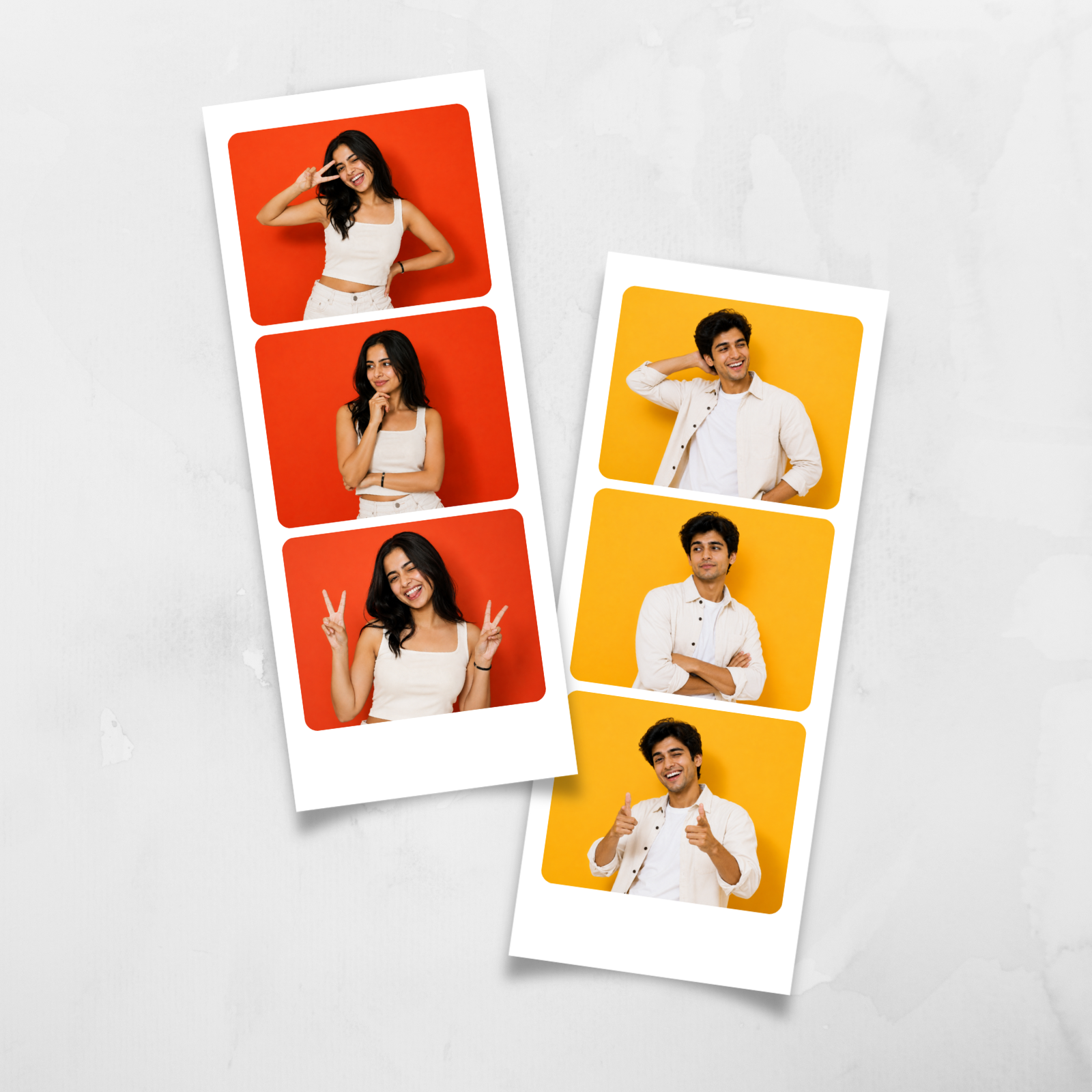 Photo Strips - Medium Trio (3 Photos per Strip) - Pack of 12 Strips